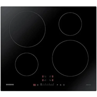 Image of Samsung NZ64H37070K Built In 4 Zone Induction Hob Black Glass