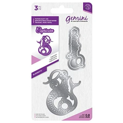 Image of Crafters Companion Gemini Zodiac 3 in1 Die Set Capricorn