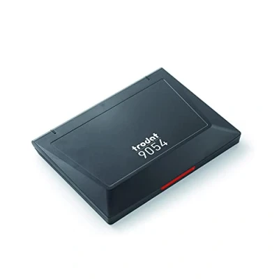 Image of Trodat 9054 Large Hand Seal Pad 21 x 14.8 cm Drink Red