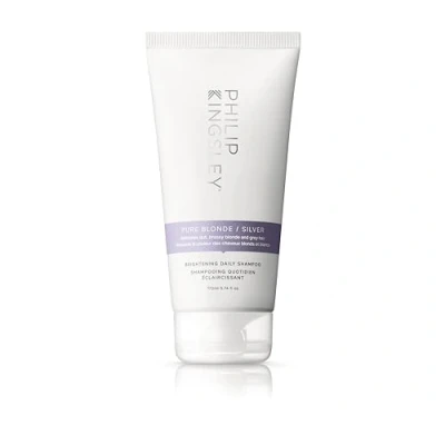 Image of Philip Kingsley Pure Blonde/Silver Purple Brightening Shampoo Colour Correcting For Blonde, Silver, Grey Platinum Bleached, Brassy Hair Orange Brassiness and Yellow Tones 170ml