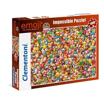 Image of Clementoni 39388 &quot;Impossible Emoji&quot; puzzle for children and adults 1000 Pieces, Multicolor