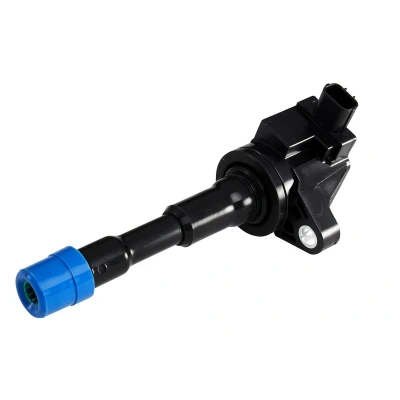 Image of 30521PWA003 Ignition coil HELLA 5DA 358 057 231 3 pin connector Flush Fitting Pencil Coils HONDA: Jazz 2, CIVIC 8 Hatchback,