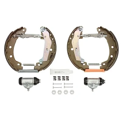 Image of 7701204836, 7701205102, 7701207267 brake Set, drum brakes BOSCH 0 204 114 154 with accessories, wheel cylinder