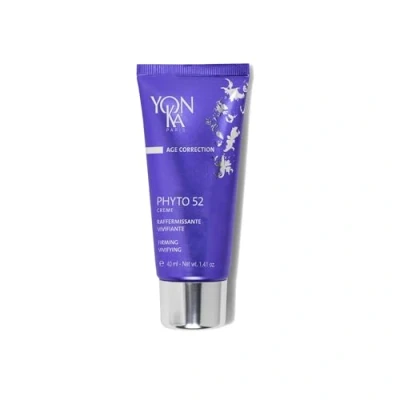 Image of Phyto52 Anti Aging Firming Night Cream Yonka 40ml Moisturizes, Firms Face Skin &amp; Tightens Pores Dermatologically Proven Results ! 92% Natural Origin, With Vitamin E
