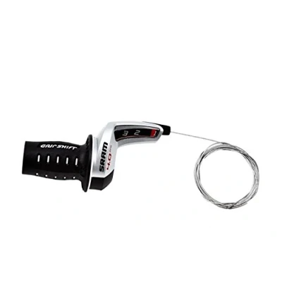 Image of 3 SPEED LEFTHAND SIDE SRAM 4.0 PRO GRIPSHIFT TWISTGRIP BIKE INDEX GEAR SHIFTER IDEAL for 18, 21 OR 23 SYSTEMS