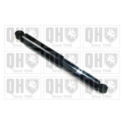 Image of 8200324495, 8200715106, 8200715149 Shock absorber QUINTON HAZELL QAG179225 Rear Axle Gas Pressure Twin Tube Suspension Strut Top eye, Bottom eye