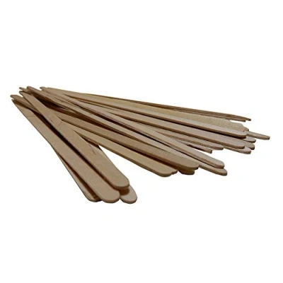 Image of We Can Source It Ltd Wooden Round Head Hot Drinks Tea Coffee Chocolate Stirrers Eco Friendly 100% Natural Biodegradable Compostable Recyclable For Party, Cafe, Home 7inch/17.8cm 1000 Pack