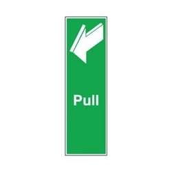 Image of Safety Sign Pull 150x50mm Self Adhesive