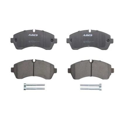 Image of 0044206820, 0044208220, A0044206820, A0044208220 Brake pad set ABE C1M047ABE Front Axle excl. wear warning contact MERCEDES BENZ: Sprinter 3.5 T Van