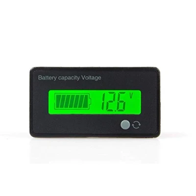 Image of DollaTek Battery Capacity Tester &amp; Voltage Meter with LCD Display Backlit, Waterproof 12V 24V 36V 48V Lead Acid Indicator Voltmeter Monitor Detector