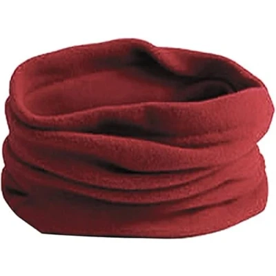 Image of MARIB Neck Gaiter Fleece Warmer Snood Tube Balaclava Scarves Scarf Ski Cycling Winter Warm (Burgundy)