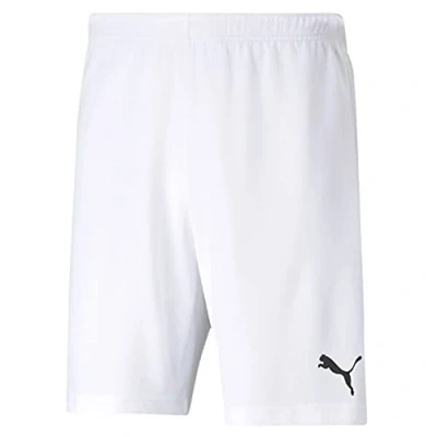Image of puma unisex child teamRISE Short Jr, White Black ,size:116