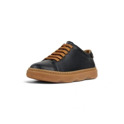 Image of Camper Casual laceups for kids, Size: 4, Schwarz Leather