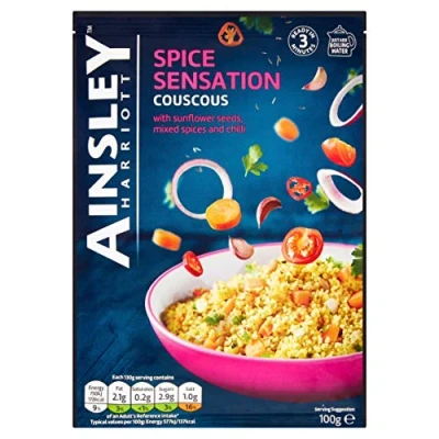 Image of Ainsley Harriott Spice Sensation Couscous, 100 g, Pack of 12