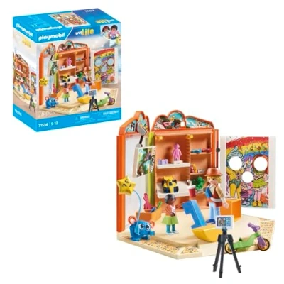 Image of Playmobil 71536 myLife: Toys Shop, thrilling moments in the playtime paradise, including gaming corner and photo wall, detailed play sets suitable for children ages 5+