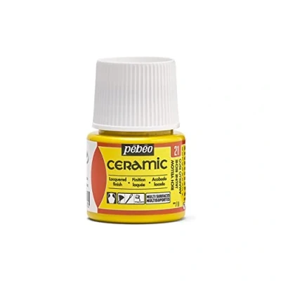 Image of PEBEO Paint, Liquid, Rich Yellow, 45 ml (Pack of 1)