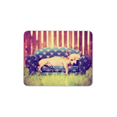 Image of Destination Vinyl ltd Cute Chihuahua Dog Mouse Mat Pad Small Puppy Computer PC #8130