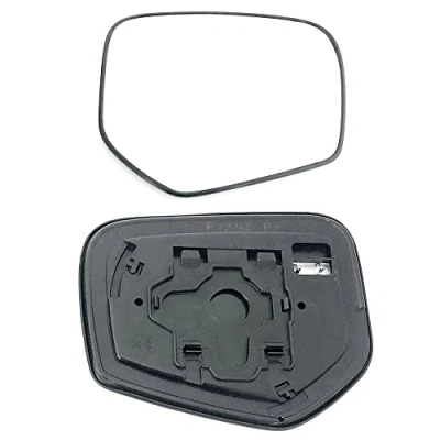 Image of Clip on Heated Base Convex Wing Mirror Glass fits Mitsubishi L200 2005 to 2019 Left Passenger Side