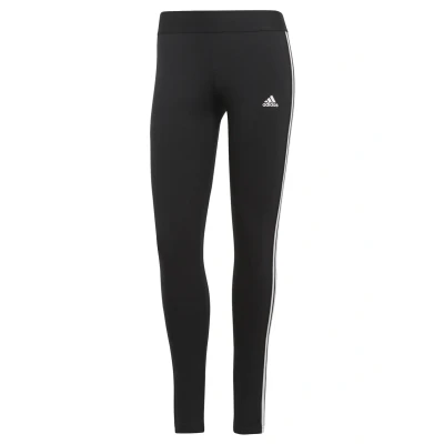 Image of adidas Women&#039;s 3 Stripes Leggings , Black / White, XXS
