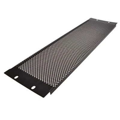 Image of Mesh Vented 3U Blanking Plate for 19 inch Rack Mounted Data Cabinet