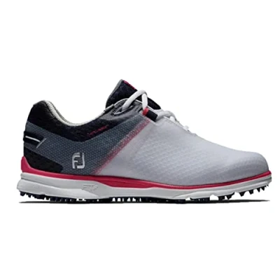 Image of FootJoy ProSL Sport White/Navy/Hot Pink Golf Shoe, 4