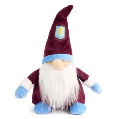 Image of Aston Villa Gonk Gnome (33cm Tall) Officially Licensed Football Soft Toy Plush, Great for Adults Kids and Villans
