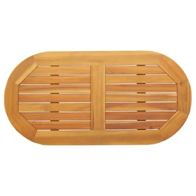 Image of vidaXL Table Top 90 x 45 2.2 cm Oval Solid Acacia Wood