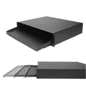 Image of Penn Elcom 2U Black Sliding Keyboard Tray R1292 KBT