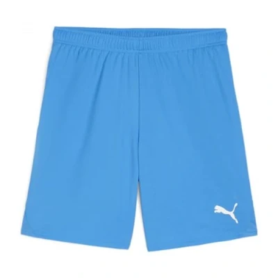 Image of puma Unisex Teamgoal Jr Knitted Shorts, Electric Blue Lemonade White, 128 EU