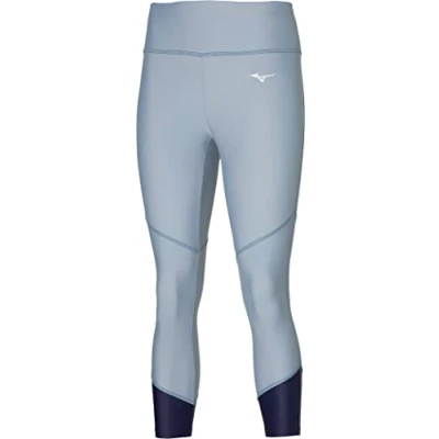 Image of Mizuno Women&#039;s Core 3/4 Tight, Blue Blizzard, XS
