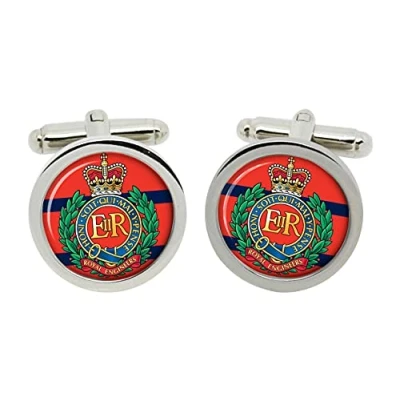Image of Royal Engineers, British Army Cufflinks in Box
