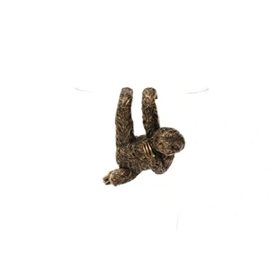 Image of Pot Buddies Handmade Three Toed Sloth Figure Plant Hanger Decorative Hanging Garden Ornament Flower Planter Figurine