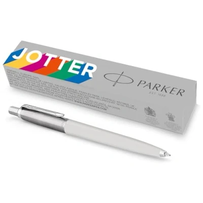 Image of PARKER Jotter Originals Ballpoint Pen Pearl Grey Gift Boxed