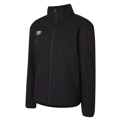 Image of Umbro Mens Club Essential Bonded Jacket (Black/White) Size 2XL