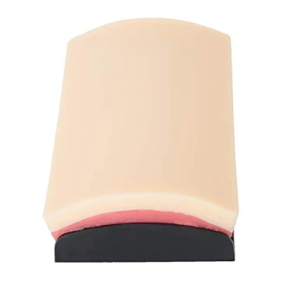 Image of Silicone Skin Suture Pad, 3 Layers Advanced Simulation Human Multifunctional Incision Training Model Reusable IV Injection Practice Pad for Students Nurses and Doctors