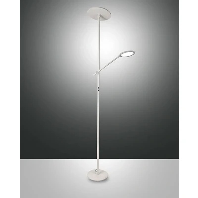 Image of Regina LED Integrated Floor Lamp White Glass