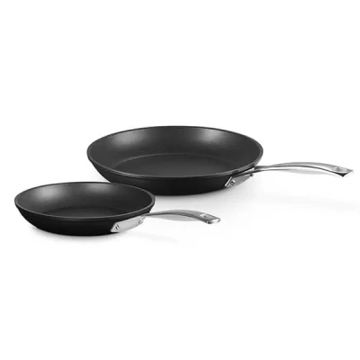 Image of Le Creuset Frying Pan Set Les Forgées TNS ø 24 + 28 cm standard non stick coating