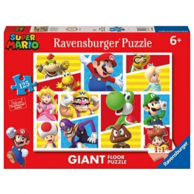 Image of Ravensburger Super Mario Toys 125 Piece Jigsaw Puzzle for Kids Age 6 Years Up