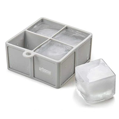 Image of Urban Bar Silicone Ice Cube Tray 4 Makes 43mm Cubes