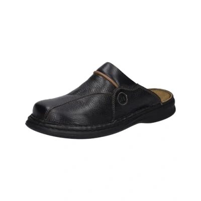 Image of Josef Seibel Men’s 10999 Clogs, Black (Black/Cognac 26611), 11 UK