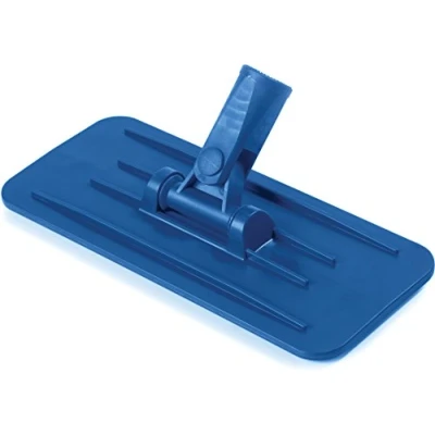 Image of Carlisle 36538014 Flo Pac Plastic Swivel Pad Holder with Small Socket, 9 1/4&quot; Length x 3.63&quot; Width, Blue