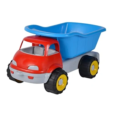 Image of Simba 107134609 Truck Tipper Sand Toy, 35 cm, Tyres Soft Material, from 10 Months, red
