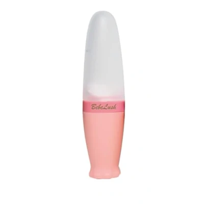 Image of BebeLush,Silicone Baby Food Dispensing Spoon,Baby Bottle with Soft Silicone Spoon for Infant Feeding,Puree&amp;Soft Food, Weaning Spoon, BPA Free,Dishwasher Safe,Leak Proof (Pink)