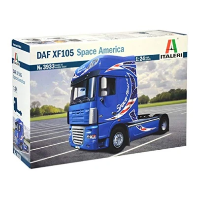 Image of Italeri ITA3933 Xf 105 Space America DAF Trucks Italy Plastic Model kit, No Entered, One Size