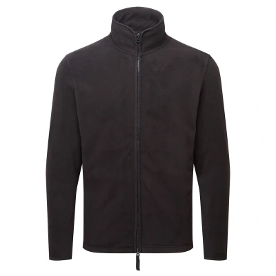 Image of Premier Unisex Adult Artisan Fleece Jacket (Black) Size Medium