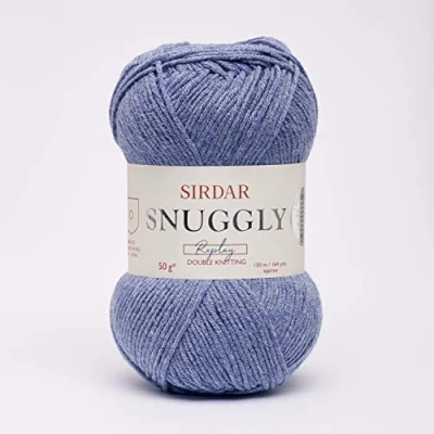 Image of Sirdar Snuggly Replay DK Double Knitting, Daredevil Denim (107), 50g