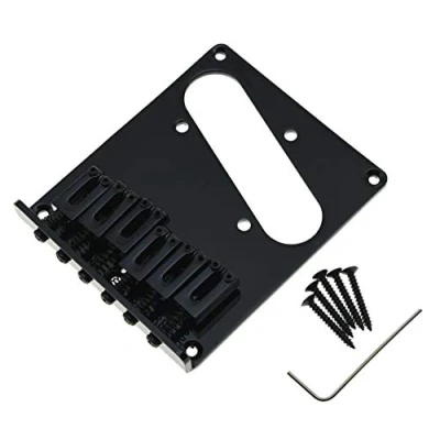 Image of KAISH Tele Single Coil Bridge Guitar for Telecaster Black