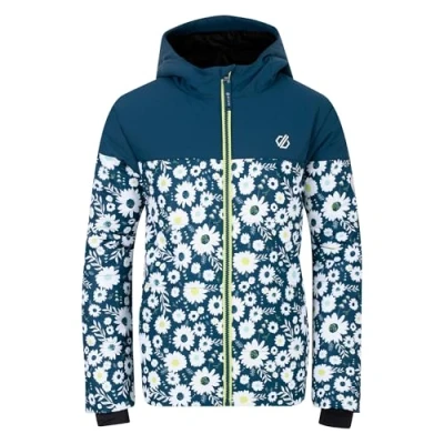 Image of Dare 2b Kids Breathable Liftie Ski Jacket Moonlight Denim Daisy Print, Size: 13 Years