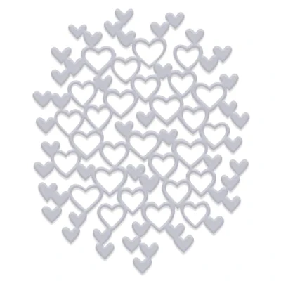 Image of Sweet Dixie Metal Cutting Dies Hearts, Silver, (SDD580)