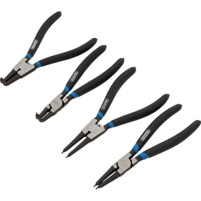 Image of Draper Internal and External Circlip Pliers Set (4 Piece)